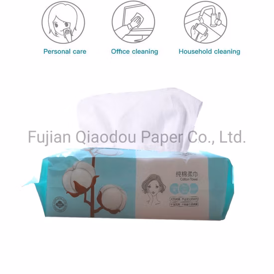 Одноразовое хлопковое полотенце для личной гигиены, сухое полотенце для лица