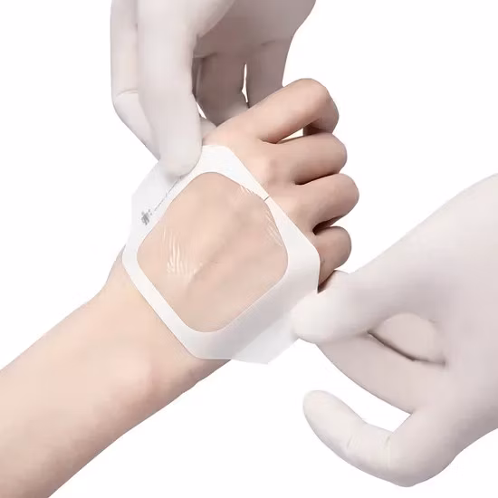 Медицинский стерильный самоклеящийся катетер/канюля для внутривенного вливания, надежная повязка на рану, адсорбируемая